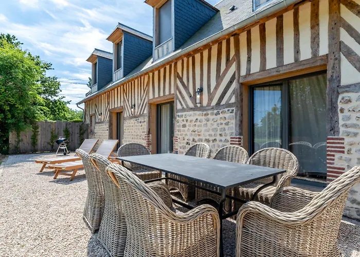 Maison Des Pommiers Elegant House Near Deauville Feriehus *